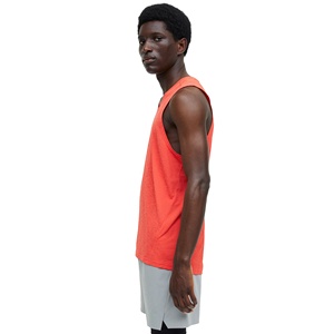 Camisetas de Gimnasio Unisex de Alta Calidad, Transpirables, 100% Algodón, con Logotipo Personalizado, Ropa Deportiva sin Mangas, Fabricación OEM - Product Image 3