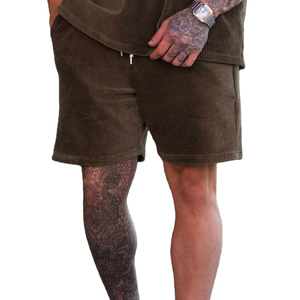 2025 nouveau short de survêtement pour hommes de High Street personnalisé coton Sport et course Shorts d'entraînement OEM vente en gros avec motif solide - Product Image 5