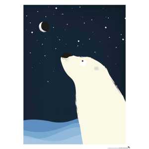 Ensemble de 3 affiches pour chambre d'enfant au design moderne, motif polaire - Product Image 3