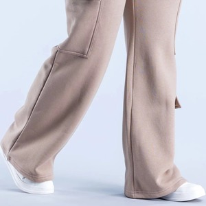 Pantalon de survêtement pour femme de qualité supérieure, en molleton de coton doux, couleur sauge, toucher doux, pantalon et pantalon pour femme - Product Image 4
