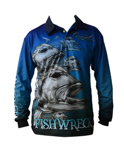 Camisa de pesca transpirable fresca y seca para sublimación Desgaste cómodo para pescadores - Product Image 5