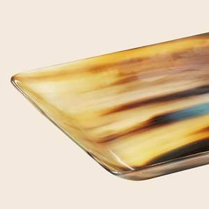 Plateau décoratif en corne de buffle naturelle faite à la main pour hôtel et restaurant servant au prix de gros par HF CRAFTS - Product Image 4