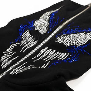 เสื้อมีฮู้ดสำหรับผู้ชายผ้าพลอยเทียมย้อมสีพื้นแห้งเร็วเสื้อมีฮู้ดสำหรับผู้ชาย - Product Image 2