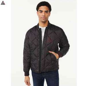Blouson d'aviateur en toile sport avec logo personnalisé du fabricant OEM haute qualité pour hommes à vendre - Product Image 6