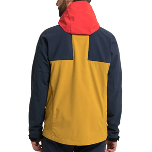 Veste d'hiver légère pour hommes à capuche Logo avant extérieur respirant imperméable coupe-vent fermeture à glissière - Product Image 5