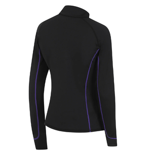 Chemise de base à séchage rapide pour femme, 1/4 zip, pour l'équitation, compétition équestre - Product Image 2