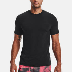 Logo personnalisé été coton hommes grands et grands T-shirt manches courtes décontracté grande taille solide T-shirt coton peigné t-shirts - Product Image 1