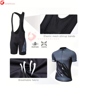 Ensembles de vêtements de cyclisme pour hommes en grande taille avec logo personnalisé, best-seller, faible MOQ, 100% polyester - Product Image 3