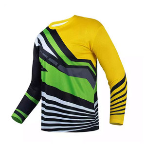 El mejor diseño para hombres y mujeres MX Wear Jersey Nueva llegada Ropa deportiva personalizable Top con características transpirables y técnicas impresas - Product Image 1