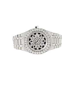 นาฬิกาอะนาล็อกหรูหราของผู้หญิงที่สง่างามพร้อมเครื่องหมายบอกชั่วโมงเพชรคลาสสิกดึงดูดทั่วโลก - Product Image 4