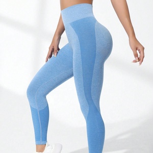 กางเกงผ้าตาข่ายคาปรีของผู้หญิงกางเกงระบายอากาศได้ดีเลกกิ้งออกกำลังกายฤดูร้อนของเด็กผู้หญิงเลกกิ้งผ้ายืดสีพื้นออกแบบโลโก้ได้ตามต้องการ - Product Image 5