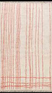 Alfombra anudada a mano de seda de lana bordada geométrica Tribal 5x7 de alta calidad para sala de estar hoteles restaurantes palacios de oración - Product Image 5