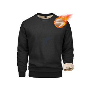เสื้อสเวตเชิ้ตผ้าฟลีซเนื้อหนักทรงปกติสำหรับผู้ชาย ผ้าฝ้าย 100% ลายวาฟเฟิล พิมพ์ลายดิจิทัล ปักลายตามสั่ง สำหรับฤดูหนาว - Product Image 1