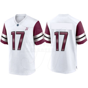 Camiseta de fútbol americano personalizada de alta calidad OEM, nuevo uniforme de sarga de aparejos, talla XL, patrón transpirable, ropa de fútbol americano - Product Image 1