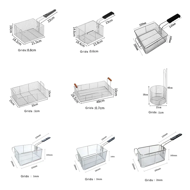 Корзина для фритюрницы из нержавеющей стали