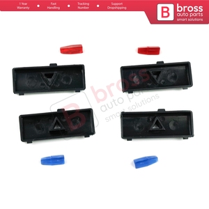ชุดฝาครอบปุ่มควบคุมอุณหภูมิแอร์ BDP88-13 4 ชิ้น สำหรับ X5 E53 ปี 2000-2006 และ 5 Series E39 ปี 1996-2002 - Product Image 4