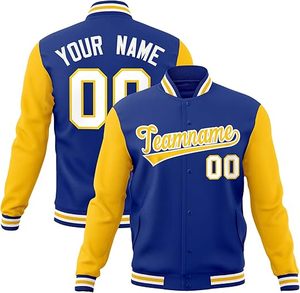Custom Made Men's Lettermen Varsity Jacket Latest Design Stand Durable <b>Fleece</b> Material for Winter Customized Baseball Jackets - Product Image 3