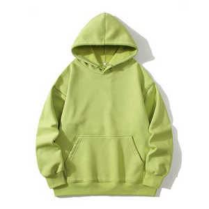 Sweats à capuche vierges coton polyester pull style couleur unie sweats hommes femmes OEM ODM service disponible - Product Image 4