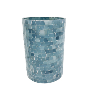 Bougeoir et support en mosaïque de lustre marron durable pour la décoration de maison et de mariage Support votif rond en verre décoratif pour la maison - Product Image 5