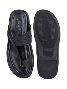 Men's Leather Slip On Comfort Sandals Casual Open Toe <b>Slippers</b> Lightweight Anti Slip Soft Sole <b>Summer</b> Outdoor Indoor Fashion - Product Image 2