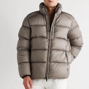 Venta al por mayor de OEM logotipo personalizado impreso liso burbuja abrigo de los hombres con capucha acolchada chaqueta de invierno | Nueva moda brillante transpirable - Product Image 3