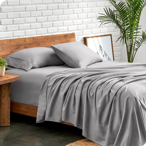 Vente en gros de draps d'hôtel blancs de style simple Linge de lit de taille personnalisée Draps de lit en polyester/coton Ensemble de linge de lit tissé pour hôtels - Product Image 2