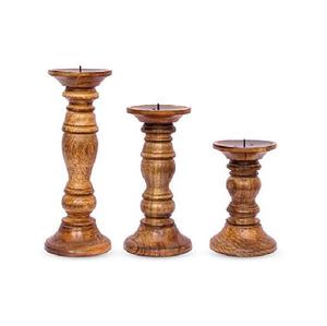 Portavelas decorativo artesanal de madera de primera calidad de diseño artístico de diseño clásico de Venta caliente para boda y fiesta - Product Image 2