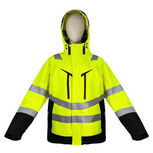 Chaqueta de Seguridad Reflectante de Alta Visibilidad para Construcción, Impermeable, Aislante para Invierno, con Bordado, Suministro de Fábrica - Product Image 2