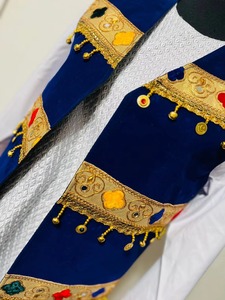Chalecos con cuello en V y bordado de encaje con borlas para hombre con estilo, chaleco tradicional de boda afgano, chaleco Kuchi para caballeros - Product Image 4