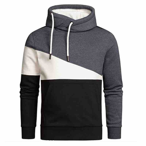 Haute qualité 100% coton lourd luxe hommes surdimensionné pluvier à capuche Streetwear imprimé sweat coton mélangé sweats à capuche - Product Image 1