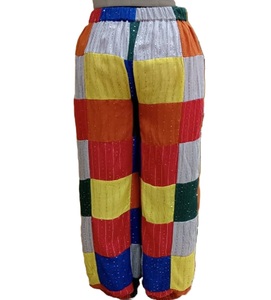 กางเกงสเวตเตอร์เย็บปะต่อยูนิเซ็กส์ทันสมัยผ้าทอมือผ้าแห้งเร็วผ้าคอตตอนมีซับในเอวยางยืดสไตล์สตรีทแวร์ - Product Image 2