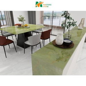 Thiết kế hiện đại đá cẩm thạch trong nhà nhìn gạch đá thiêu kết sàn lớn nhân tạo và bảng tường cho thiết kế mô hình 3D Đá Cẩm Thạch Xanh - Product Image 2