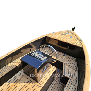 Barco de recreo de lujo con diseño holandés de madera de teca nueva construcción de molde de 7,50 metros de largo con o sin motor - Product Image 5