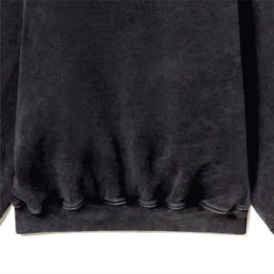 Sudadera de Hombre de Talla Grande con Lavado Ácido, Diseño Moderno, Hombros Caídos, Estilo Vintage, Lisa, Manga Larga, Informal, Unisex, Venta al Por Mayor - Product Image 6