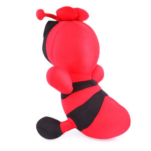 <b>Stuffed</b> <b>Soft</b> Been Honey Bee <b>Toy</b> - Red - Product Image 3