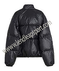 Veste matelassée imprimée OEM personnalisée de haute qualité pour hommes Logo personnalisé Veste d'hiver décontractée pour hommes avec poches avec service OEM - Product Image 3