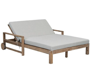 Chaise longue double extra-large avec plateau intégré - Product Image 4