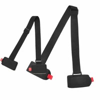 Kit de sangle de transport réglable pour bâtons de ski et bottes, porte-équipement de snowboard à porter à l'épaule