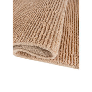 Alfombra de Poliéster Tejida a Mano, Color Rojo y Naranja, 10 mm de Grosor, Diseño Rectangular a Rayas de Color Sólido, para Hogar y Sala de Estar, Hpl-43 - Product Image 2
