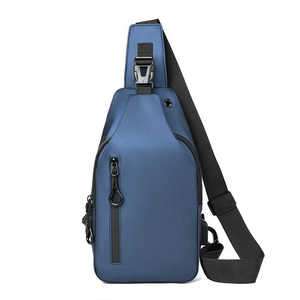 Sac à bandoulière unisexe à la mode de qualité supérieure fermeture à glissière étanche doublure portable en polyester fabricant personnalisé - Product Image 1