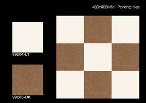 Mejor precio y calidad Durable 400x400mm Baldosas de porcelana para estacionamiento Baldosas de suelo para exteriores con rodamiento de carga pesada a prueba de intemperie - Product Image 2