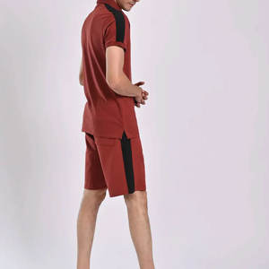 Polo en coton de couleur noire en gros, logo brodé personnalisé, t-shirt uni, polo blanc uni à manches courtes pour hommes - Product Image 5