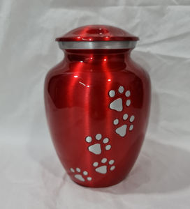 Brass <b>Pet</b> Cremation <b>Urns</b> with Paws Print Memorial <b>Urn</b> for <b>Pet</b> <b>Ashes</b> Manufacturer of <b>Pet</b> <b>Urn</b> for Cremation Remains - Product Image 4