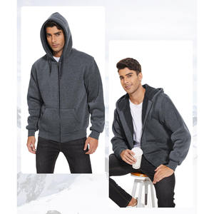 Sweat-shirt personnalisé en molleton 100 % coton pour homme, broderie personnalisée, impression sérigraphique, streetwear écologique d'automne - Product Image 5