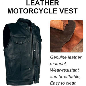 Men's Spandex/Nylon Vest Zipper Wholesale O-Neck Mesh Breathable Waterproof Quick Dry Sleeveless Outdoor Motorcycle Jacket - Product Image 2
