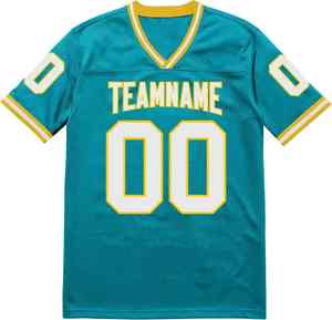 Maillot de football respirant personnalisé Design personnalisé avec nom et numéro d'équipe Plus Size Stretch Fit for Game - Product Image 4