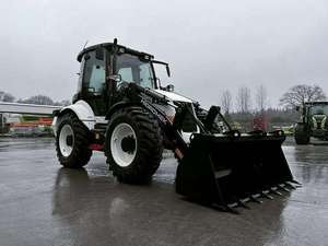 Cargadora de Ruedas Blanca Hidromek HMK 102S de 2 Toneladas con Accesorio de Cucharón, Motor de Alta Potencia de 92 kW para Agricultura y Construcción - Product Image 1