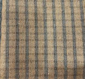 Tela Tweed de Diseño a Rayas de Doble Cara, Color Marrón con Negro, de Alta Calidad, para Niños - Product Image 2