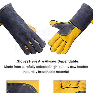 Gants de sécurité respirants de haute qualité pour unisexes, gants de soudage de dernière conception, taille personnalisée - Product Image 3