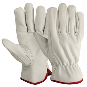 Venta al por mayor cuero de vaca personalizar Logo Heavy Duty cuero conductor guantes mano protección hombres Real sólido cuero guante para hombres - Product Image 1